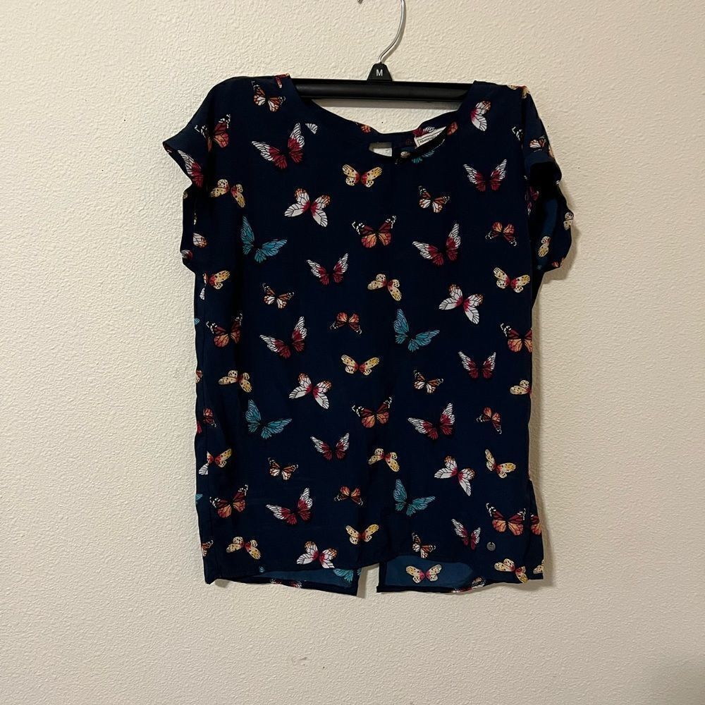 Abercrombie and Fitch Butterfly top XS